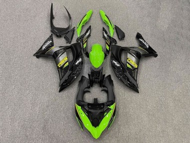 Custom 2017-2019 Kawasaki Ninja 650 EX650 Motorcycle Fairings - Green Yellow Grey Black UK