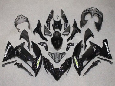 Custom 2017-2019 Kawasaki Ninja 650 EX650 Motorcycle Fairings - Black White Green White UK