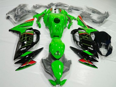 Custom 2020-2026 Kawasaki Ninja 650 EX650 Motorcycle Fairing - Green Red Black White UK