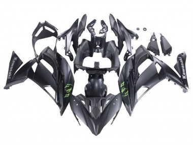 Custom 2020-2026 Kawasaki Ninja 650 EX650 Motorcycle Fairings - Matte Black Green UK