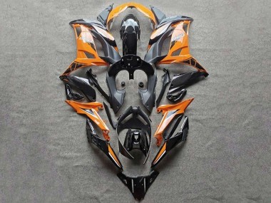 Custom 2020-2026 Kawasaki Ninja 650 EX650 Motorcycle Fairings - Orange Black UK