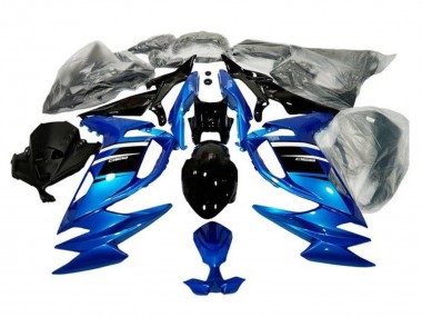 Custom 2020-2026 Kawasaki Ninja 650 EX650 Motorcycle Fairings - Blue White Black UK