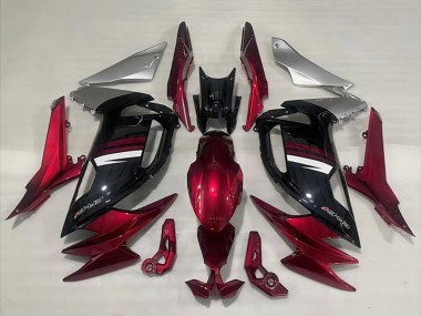 Custom 2020-2026 Kawasaki Ninja 650 EX650 Motorcycle Fairings - Red Silver White Black UK