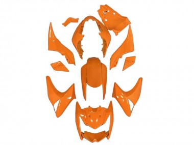 Custom 2007-2009 Kawasaki Z1000 Motorcycle Fairings - Orange UK