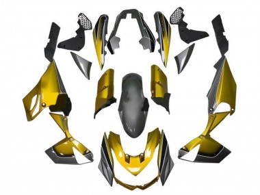 Custom 2010-2013 Kawasaki Z1000 Motorcycle Fairings - Gold UK