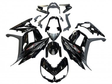 Custom 2010-2016 Kawasaki Z1000SX Motorcycle Fairings - Glossy Black UK