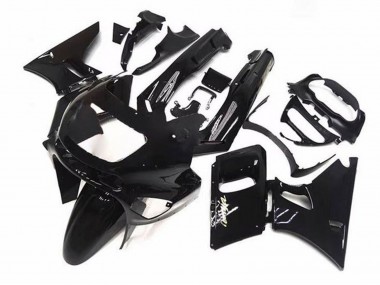 Custom 1993-2007 Kawasaki ZZR400 Motorcycle Fairings - Glossy Black UK