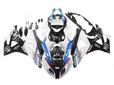 Custom 2009-2014 BMW S1000RR Motorcycle Fairings - White Red Blue Glossy Black Motorrad UK