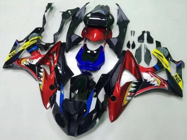 Custom 2009-2014 BMW S1000RR Motorcycle Fairings - Red Blue Yellow Black Shark UK