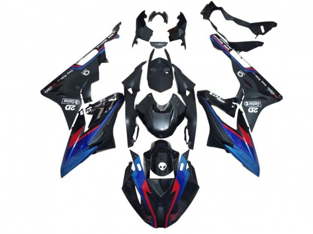 2015-2016 BMW S1000RR Motorcycle Fairings - Blue Red Matte Black UK