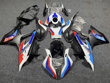Custom 2019-2022 BMW S1000RR Motorcycle Fairings - White Blue Matte Black Red UK