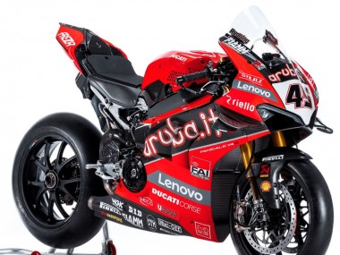 Custom 2018-2019 Ducati Panigale V4 V4S Motorcycle Fairings - Red Black White Aruba UK