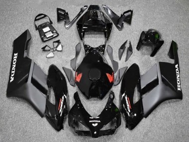 Custom 2004-2005 Honda CBR1000RR Motorcycle Fairings - Glossy Black Matte Black Red UK