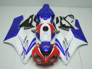 Custom 2004-2005 Honda CBR1000RR Motorcycle Fairings - White Red Blue HRC UK