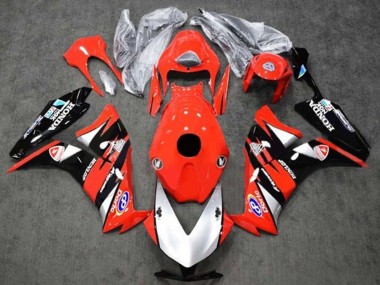Custom 2012-2016 Honda CBR1000RR Motorcycle Fairings - Red Silver Glossy Black UK