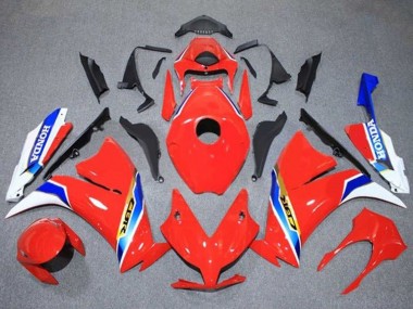 Custom 2012-2016 Honda CBR1000RR Motorcycle Fairings - White Red Blue Gold UK