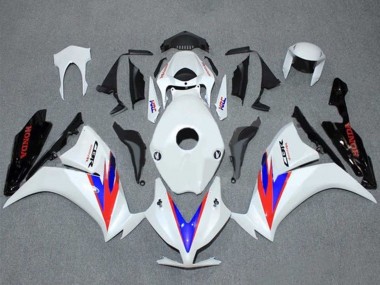 Custom 2012-2016 Honda CBR1000RR Motorcycle Fairings - White Red Blue Glossy Black HRC UK