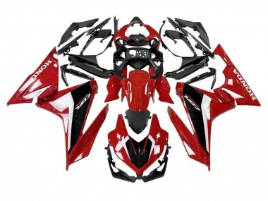 Custom 2019-2021 Honda CBR500R Motorcycle Fairing - Red White Black UK