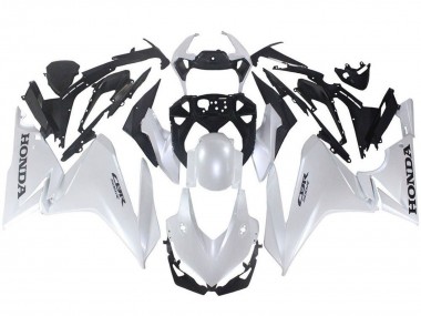 Custom 2019-2021 Honda CBR500R Motorcycle Fairings - White UK