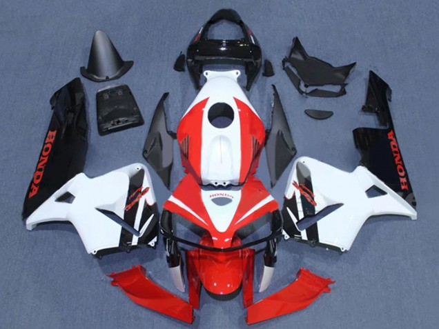 2005-2006 Honda CBR600RR Motorcycle Fairings - Black White Red UK