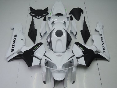 Custom 2005-2006 Honda CBR600RR Motorcycle Fairings - White Black Silver Green UK