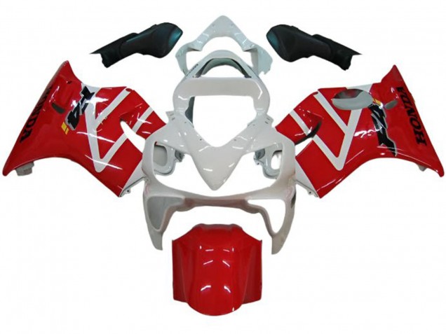 2001-2003 Honda CBR600 F4i Motorcycle Fairing - White Red UK