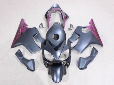 Custom 2004-2007 Honda CBR600 F4i Motorcycle Fairings - Matte Grey Light Purple UK