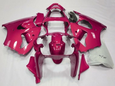 Custom 2000-2002 Kawasaki ZX6R Motorcycle Fairings - Hot Pink UK
