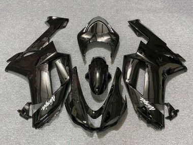 Custom 2007-2008 Kawasaki ZX6R Motorcycle Fairings - Black UK