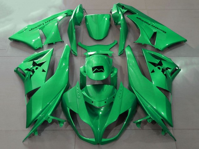 2007-2008 Kawasaki ZX6R Motorcycle Fairings - Metallic Green UK