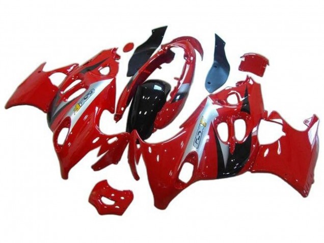2004-2006 Suzuki GSX600F/GSX750F Motorcycle Fairings - Red Silver Black UK