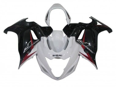 Custom 2008-2013 Suzuki GSX650F Motorcycle Fairings - White Black Red UK