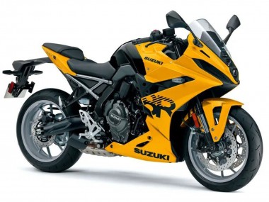 Custom 2024-2025 Suzuki GSX8R Motorcycle Fairings - Yellow UK