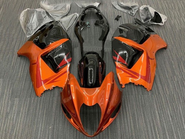 1996-2007 Suzuki GSXR1000 Motorcycle Fairings - Orange Black Red UK