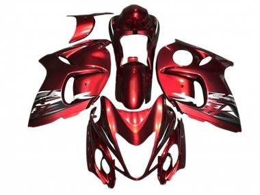 Custom 2008-2020 Red Silver White Suzuki GSXR 1300 Hayabusa Motorcycle Fairings UK
