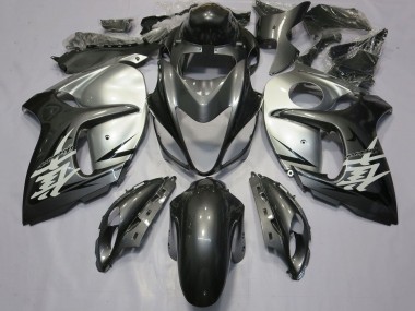 Custom 2008-2020 Silver Grey Suzuki GSXR 1300 Hayabusa Motorcycle Fairings UK