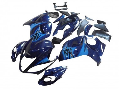 Custom 2008-2020 Dark Blue Light Blue Suzuki GSXR 1300 Hayabusa Motorcycle Fairings UK