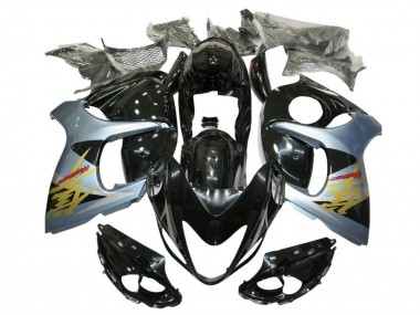 Custom 2008-2020 Glossy Black Silvery Blue Gold Suzuki GSXR 1300 Hayabusa Motorcycle Fairings UK