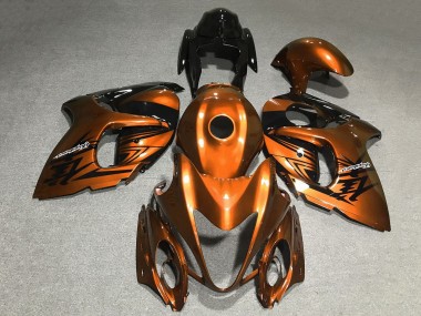 Custom 2008-2020 Candy Orange Black Suzuki GSXR 1300 Hayabusa Motorcycle Fairings UK