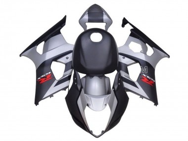 Custom 2003-2004 Suzuki GSXR 1000 Motorcycle Fairings - Silver Grey Black Red UK