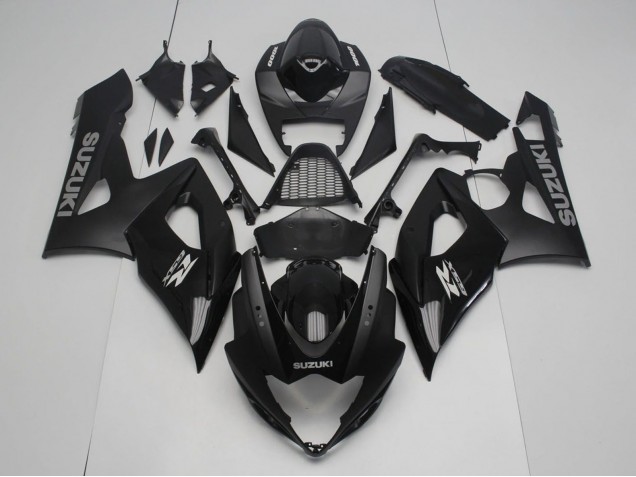 2005-2006 Suzuki GSXR 1000 Motorcycle Fairing - Glossy Black Matte Black UK
