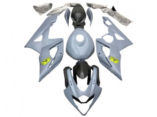 2005-2006 Suzuki GSXR 1000 Motorcycle Fairings - Matte Grey Black Yellow UK