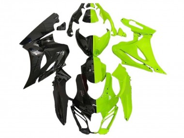 Custom 2017-2025 Suzuki GSXR1000 Motorcycle Fairings - Black Neon Green UK