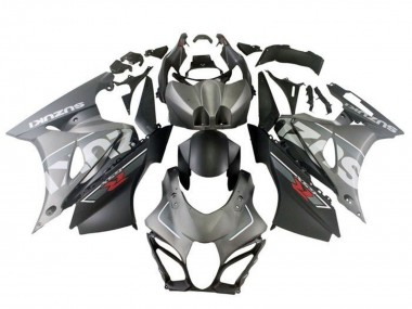 Custom 2017-2025 Suzuki GSXR1000 Motorcycle Fairings - Matte Silver Matte Black UK