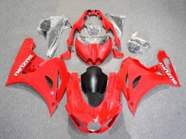 Custom 2017-2025 Suzuki GSXR1000 Motorcycle Fairings - Red White Matte Black UK