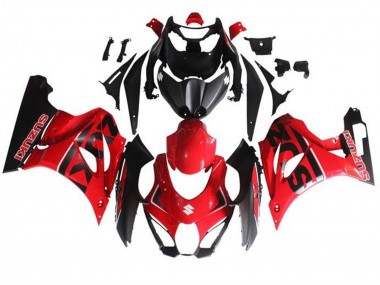 Custom 2017-2025 Suzuki GSXR1000 Motorcycle Fairing - Red Black UK