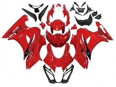 Custom 2017-2025 Suzuki GSXR1000 Motorcycle Fairings - Red Black UK