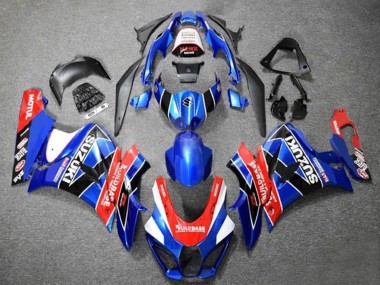 Custom 2017-2025 Suzuki GSXR1000 Motorcycle Fairings - Blue Red White Black UK