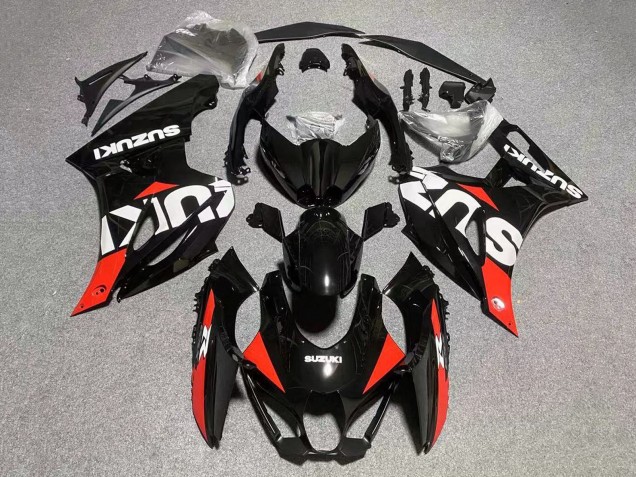 2017-2025 Suzuki GSXR1000 Motorcycle Fairings - Black Red White UK