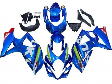 Custom 2007-2008 Suzuki GSXR 1000 Motorcycle Fairings - Blue White Green Red UK